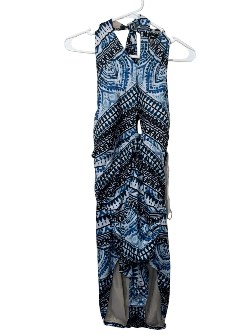Cacique Lane Bryant Plus Size Paisley Floral Patterned Halter Swimsuit